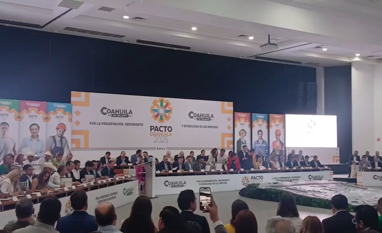 Firman el Pacto Coahuila 2025